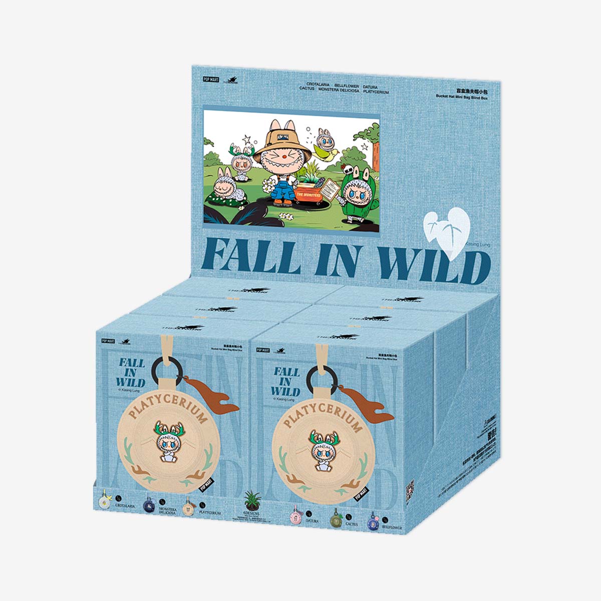 LABUBU Bucket Hat Mini Bag (6 Blind Boxes) – THE MONSTERS Fall in Wild Series