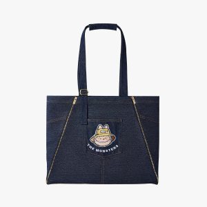 LABUBU Denim Apron Bag – THE MONSTERS Fall in Wild Series