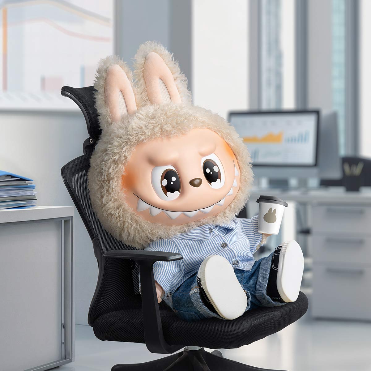 LABUBU “FLIP WITH ME” Vinyl Plush Doll – THE MONSTERS