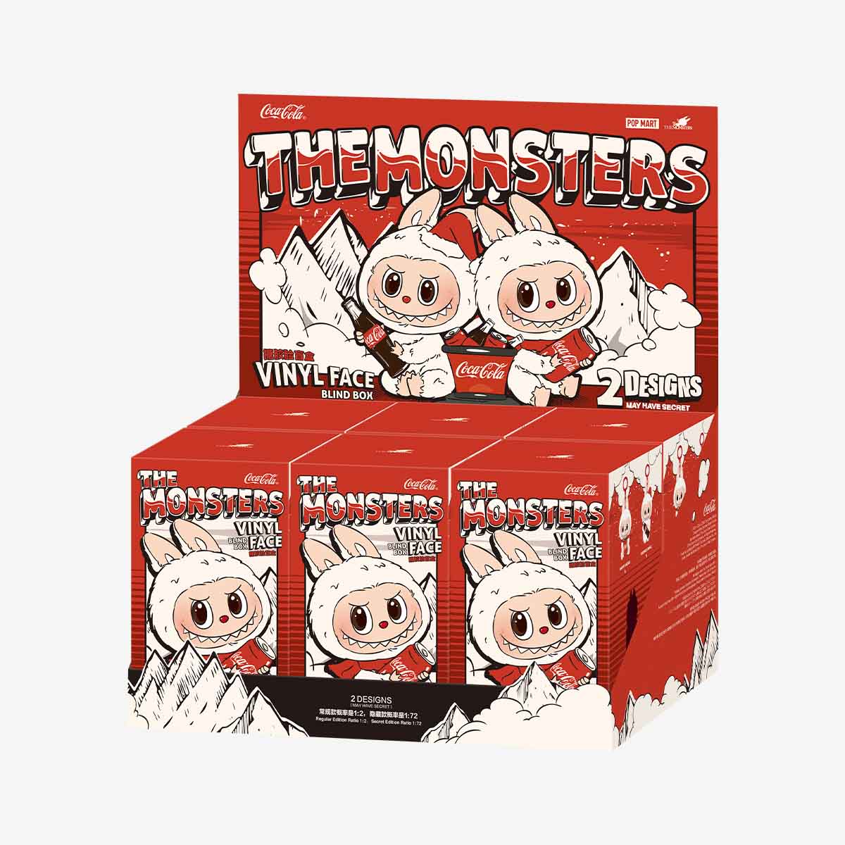 LABUBU Vinyl Face (6 Blind Boxes) – THE MONSTERS COCA-COLA SERIES