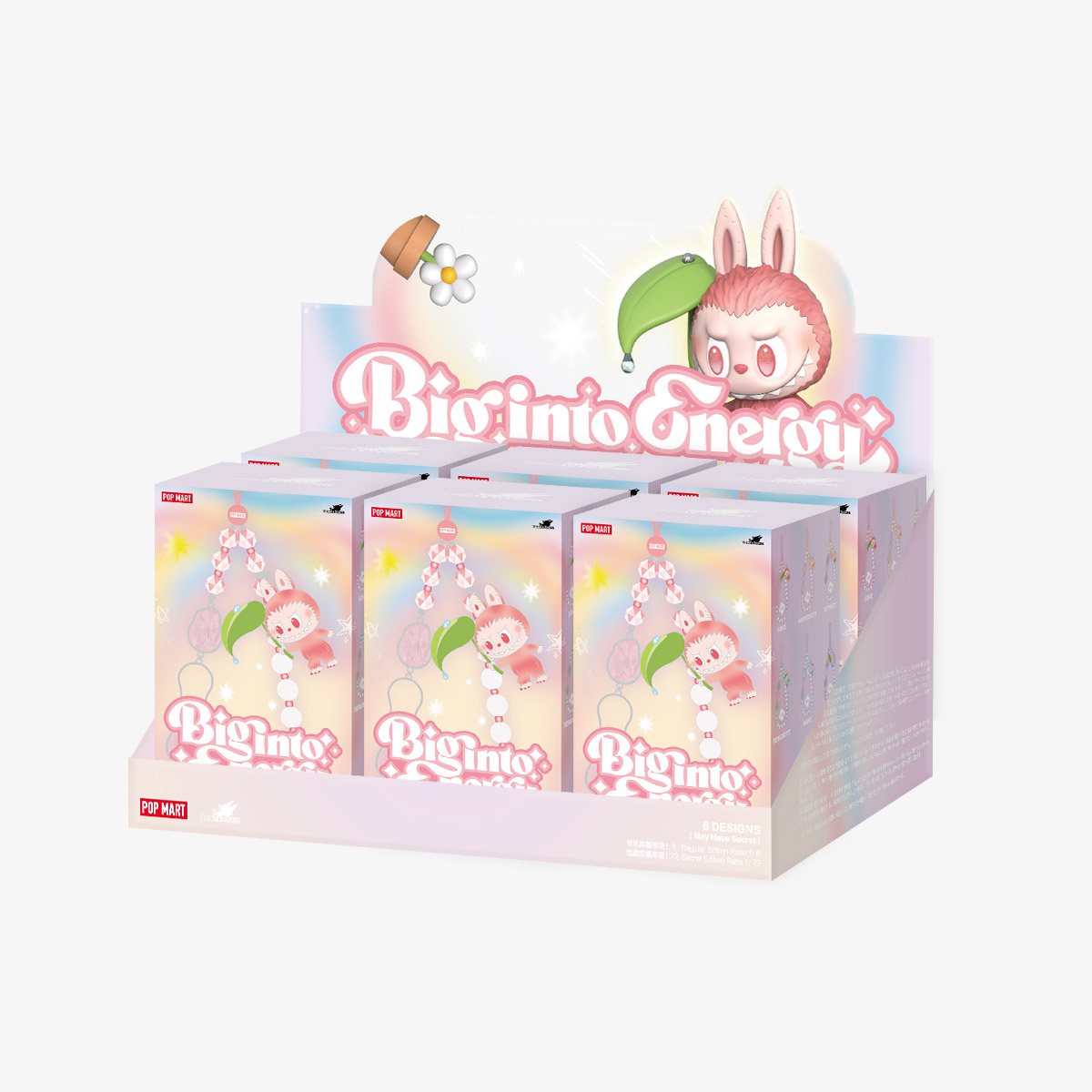 Phone Charm 6 Blind Boxes – THE MONSTERS Big Into Energy Series