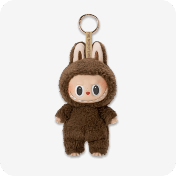 Tasty Macarons Chestnut Cocoa – Labubu Keychain