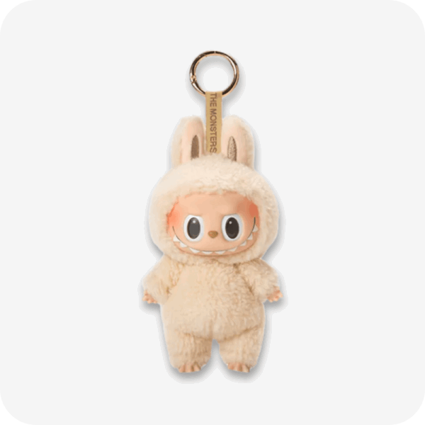 Tasty Macarons Soymilk – Labubu Keychain